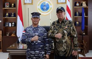 Komandan Lanal Dumai Sambut Hangat Kunjungan Wakil Bupati Kepulauan Meranti