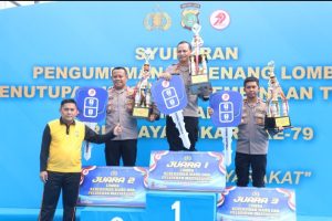 Polres Metro Tangerang Kota Sabet 4 Juara Momen Perlombaan di Hari Bhayangkara ke-79