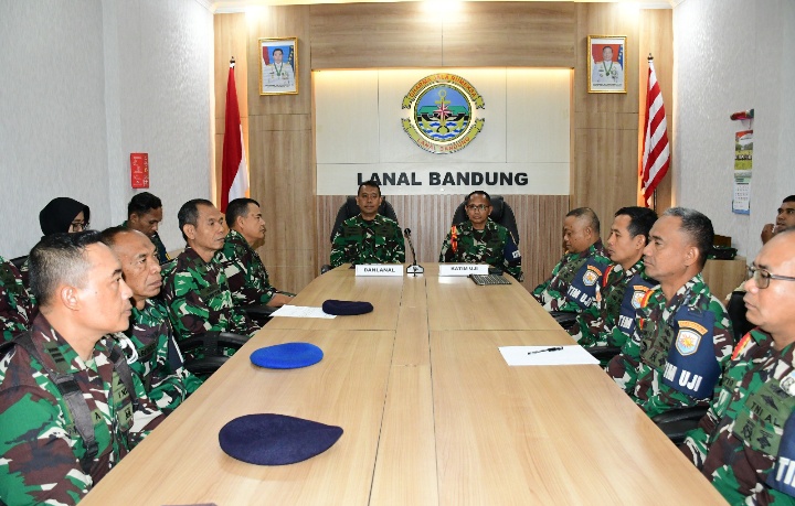 Lanal Bandung Laksanakan Uji Terampil Glagaspur Tingkat P1 dan P2 TA. 2025