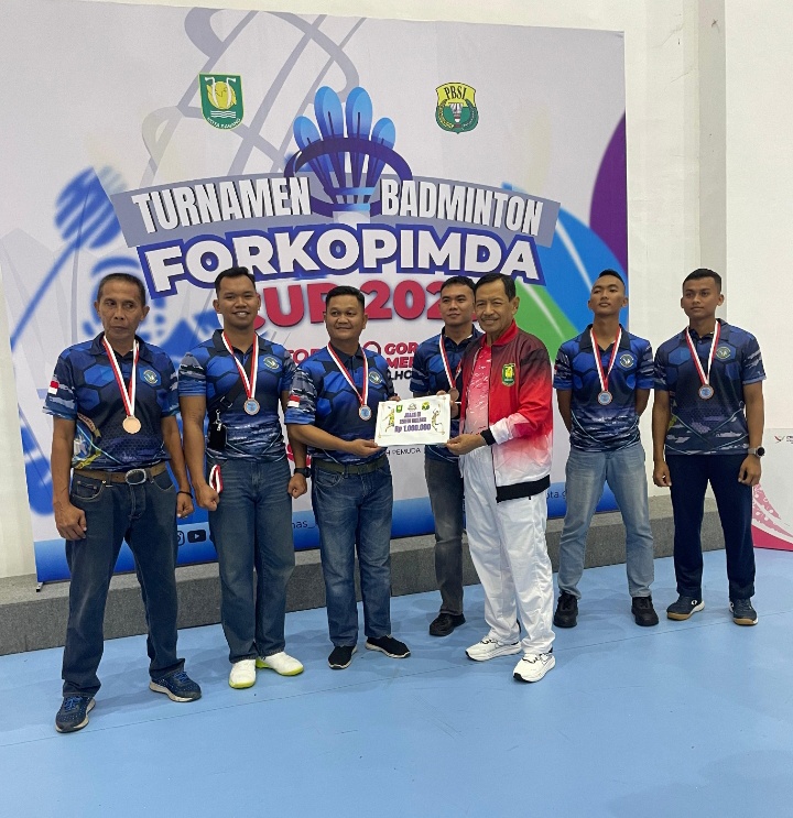 Tim PB Lanal Sabang Raih Prestasi Gemilang Pada Turnamen Badminton Forkopimda Cup 2025