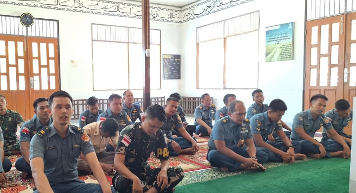 Lanal Simeulue Laksanakan Do’a Bersama Dalam Rangka Panen Ketahanan Pangan TNI AL Tahun 2025