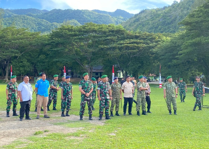 Danlanal Sabang Hadiri Penutupan Kegiatan Korps Kadet Republik Indonesia di Rindam Iskandar Muda